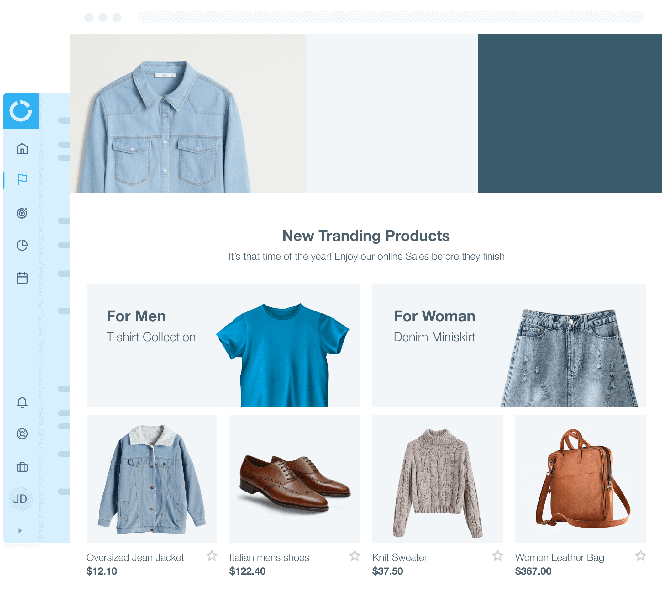 Pricing Solutions for Apparel & Footwear Dashboard data