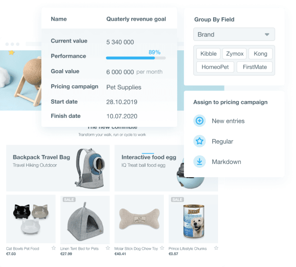 Dashboard data