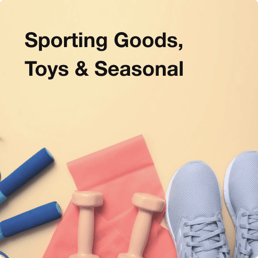Sporting Goods, Toys & Seasonal
